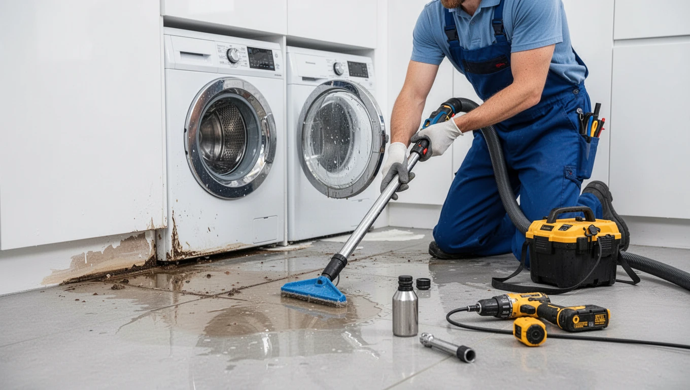 Appliance Leak Cleanup
